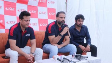 Business News | Yusuf Pathan Inaugurates the 35th Center of Cricket Academy of Pathans (CAP) in Karnal (Haryana)