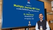 India News | Delhi Metro Introduces Multiple Journey Tickets to Improve Passengers Convenience