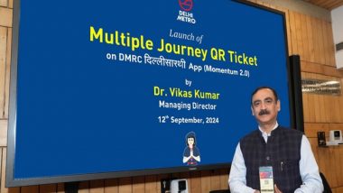 India News | Delhi Metro Introduces Multiple Journey Tickets to Improve Passengers Convenience