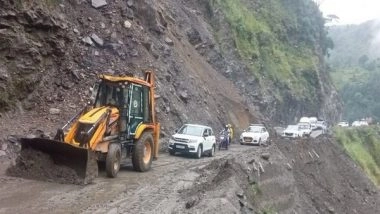 India News | Uttarakhand: Badrinath Highway Blocked at Multiple Locations in Chamoli District