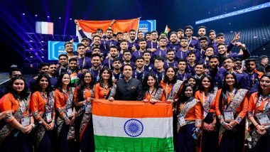 Business News | Jayant Chaudhary Visits France to Cheer for Team India at WorldSkills 2024; 60 Participants Competing in 52 Skills