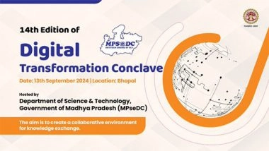 India News | Madhya Pradesh: 14th Edition of Digital Transformation Conclave to Take Place in Bhopal Today