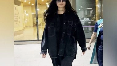 Entertainment News | Katrina Kaif Returns to Mumbai in Stylish All-black Attire
