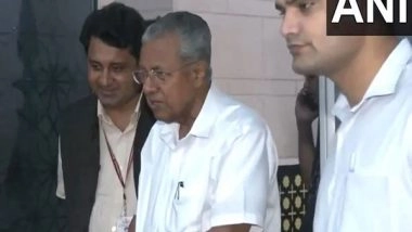 India News | Kerala CM Arrives in Delhi to Pay Last Respects to CPI-M Leader Sitaram Yechury