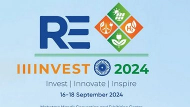 Business News | Gujarat to Host Global Renewable Energy Investment Meet and Expo RE-INVEST 2024, PM Modi to Inaugurate
