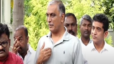 India News | BRS Harish Rao Criticises CM Revanth Reddy for Law and Order Breakdown in Telangana