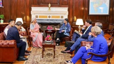 Business News | FM Sitharaman Discusses Investment Opportunities with US International Development Finance Corporation Delegation