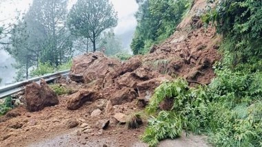 India News | Landslides Block Badrinath National Highway in Uttarakhand's Chamoli