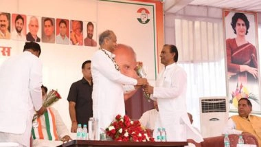 India News | Congress Leader Ashok Gehlot Expresses Condolences on Demise of Ramgarh MLA Zuber Khan