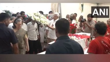 India News | Sonia Gandhi, Other Leaders Pay Tribute to Sitaram Yechury