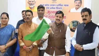 India News | MP: CM Mohan Yadav Virtually Flags off Train Carrying Senior Citizens from Ujjain to Varanasi Under 'Mukhyamantri Teerth Darshan Yojana'