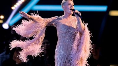 Entertainment News | Pink Performs Aerial Stunts Despite Injuring Knee