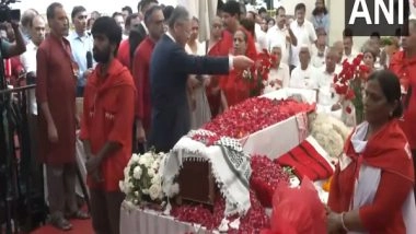 World News | Chinese Envoy to India Pays Tribute to CPI (M) General Secy Sitaram Yechury
