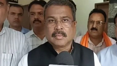 India News | Union Minister Dharmendra Pradhan Declares Nayab Singh Saini as BJP's CM Candidate for Haryana, Amid Anil Vij's Claim