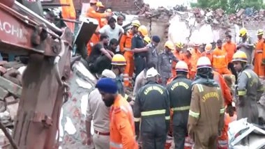 India News | Uttar Pradesh: 6 Children, 4 Others Dead in Meerut Building Collapse, Rs4 Lakh Relief Announced for Victims' Families