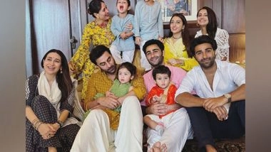 Entertainment News | How Cute! Ranbir Adorably Poses with His Daughter Raha at Kapoors Ganesh Chaturthi Celebration