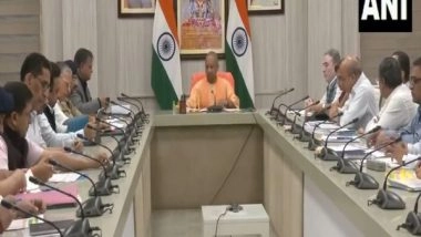 India News | UP CM Yogi Holds Meeting to Review Development Works, Law and Order Ahead of Festivals