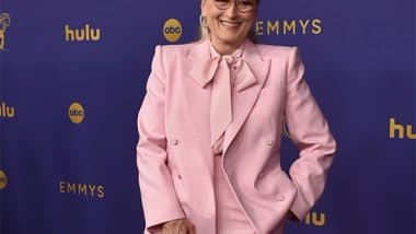 Entertainment News | Emmys 2024:  Meryl Streep Adds Pink Touch to Red Carpet with Her Boss Lady Presence