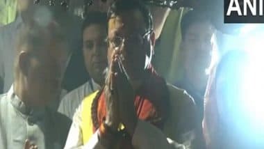 India News | Uttarakhand CM Dhami Offers Prayers at Tapkeshwar Mahadev Temple on His Birthday