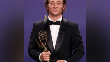 Entertainment News | Jeremy Allen White Wins Second Consecutive Emmy for 'The Bear,' Thanks Co-stars in Heartfelt Speech