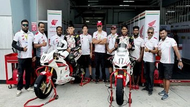 Sports News | Asia Road Racing Championship: Honda Racing India Riders Conclude Round 5 with Strong Determination