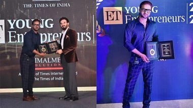 Business News | Renowned Artist Suvigya Sharma Wins ET Young Entrepreneur Award for Excellence in Creative Arts