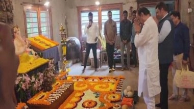 Entertainment News | Maharashtra Deputy Chief Ministers Ajit Pawar, Devendra Fadnavis Offer Prayers at Nana Patekar's Ganeshotsav Celebrations