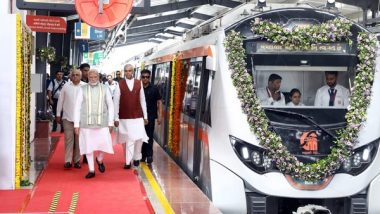 India News | PM Modi Inaugurates, Lays Foundation Stone for Multiple Development Projects Worth over Rs 8,000 Cr in Ahmedabad