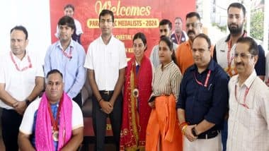 Sports News | Shrine Board Extends Grand Welcome to Paralympic Medalists Sheetal Devi, Rakesh Kumar