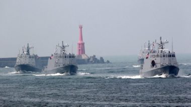 World News | Taiwan Reports Increased Chinese Military Activity; Detects 8 Aircraft, 7 Naval Vessels