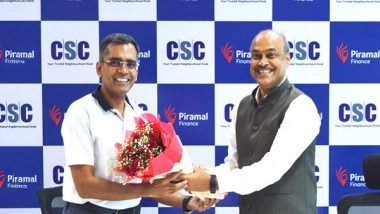 Business News | Piramal Finance Partners with Digital India's Common Service Centers to Enhance Credit Access for Bharat's Budget Customers