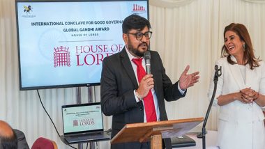 Business News | International Conclave on Good Governance 2024: Strengthening India-UK Relations Through Leadership, Culture, and Cooperation