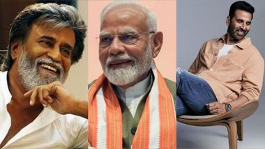 Entertainment News | Rajinikanth to Akshay Kumar: Celebs Wish PM Modi on His 74th Birthday