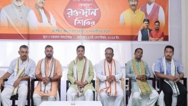 India News | Tripura CM Celebrates PM Modi's Birthday with Blood Donation Camp, Community Initiatives