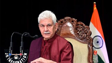 India News | J-K LG Manoj Sinha Calls Upon Voters to Turnout in Record Numbers for First Phase Voting