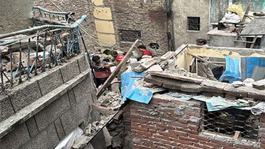 India News | Delhi: Two-storey Building Collapses in Karol Bagh, Several Feared Trapped