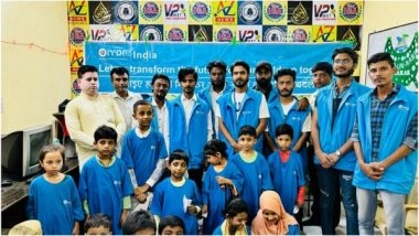 Business News | IYDF and Flying Unicorn Wearings Bring Support to Children in Need: A Charitable Event at Kanpur School