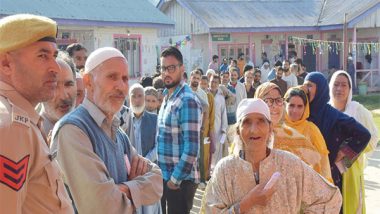 India News | J-K Records 41.17 % Turnout as of 1 Pm in First Phase of Polls