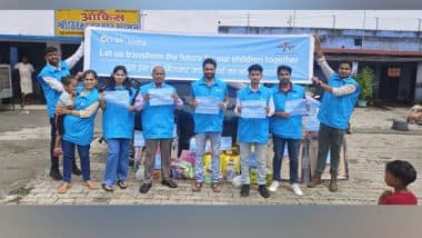 Business News | IYDF and Dezign Layers Bring Joy and Support to Children at Vivekanand Kushtha Ashram in Meerut