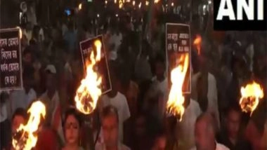 India News | RG Kar Rape-murder: BJP Holds Protest March in Kolkata; Doctors Meeting with Chief Secy Underway