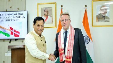 Business News | MoU on Maritime Issues Extended and Signed Between Shipping Minister Sonowal and His Danish Counterpart