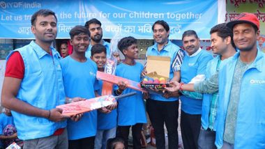 Business News | IYDF and Disha Holidays Successfully Host Charity Event at Helping Hand Society School in Mathura