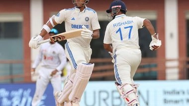 Sports News | Jaiswal, Pant Partnership Help India to Recover from 34/3 Against Bangladesh in 1st Test