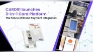 Business News | CARD91 Launches Revolutionary 3-in-1 Card Platform at Global Fintech Fest 2024: Pioneering ID and Payment Integration