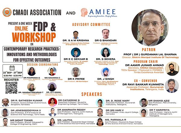 Business News | Exploring Innovations & Methodologies at 'Contemporary Research Practices' Workshop & FDP