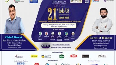 Business News | Indo American Chamber of Commerce North India Council Announces the 21st Indo-US Economic Summit