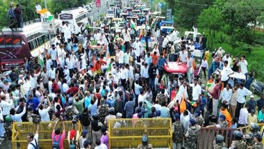 India News | MP: Congress Holds 'Kisan Nyay Yatra' Seeking Hike in Soybean MSP to Rs 6000 Per Quintal