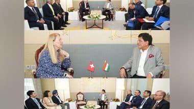 Business News | Piyush Goyal Meets ASEAN-India Business Council Delegation in Laos