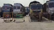 India News | Trucks Stranded at Jharkhand-WB Border After Mamata Banerjee Orders Restriction on Vehicle Movement Due to Floods