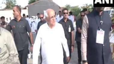 India News | Gujarat CM Bhupendra Patel Inaugurates Panchayat Bhawan, Highlights Cultural Heritage During Visit to Devrajiya Model Village